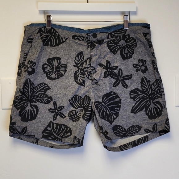Scotch & Soda Printed Floral Tropical Melange Swim Short Size XL - Picture 2 of 15